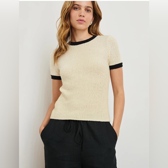 Rails Meredith Top (Ivory Black) - Picture 1 of 3